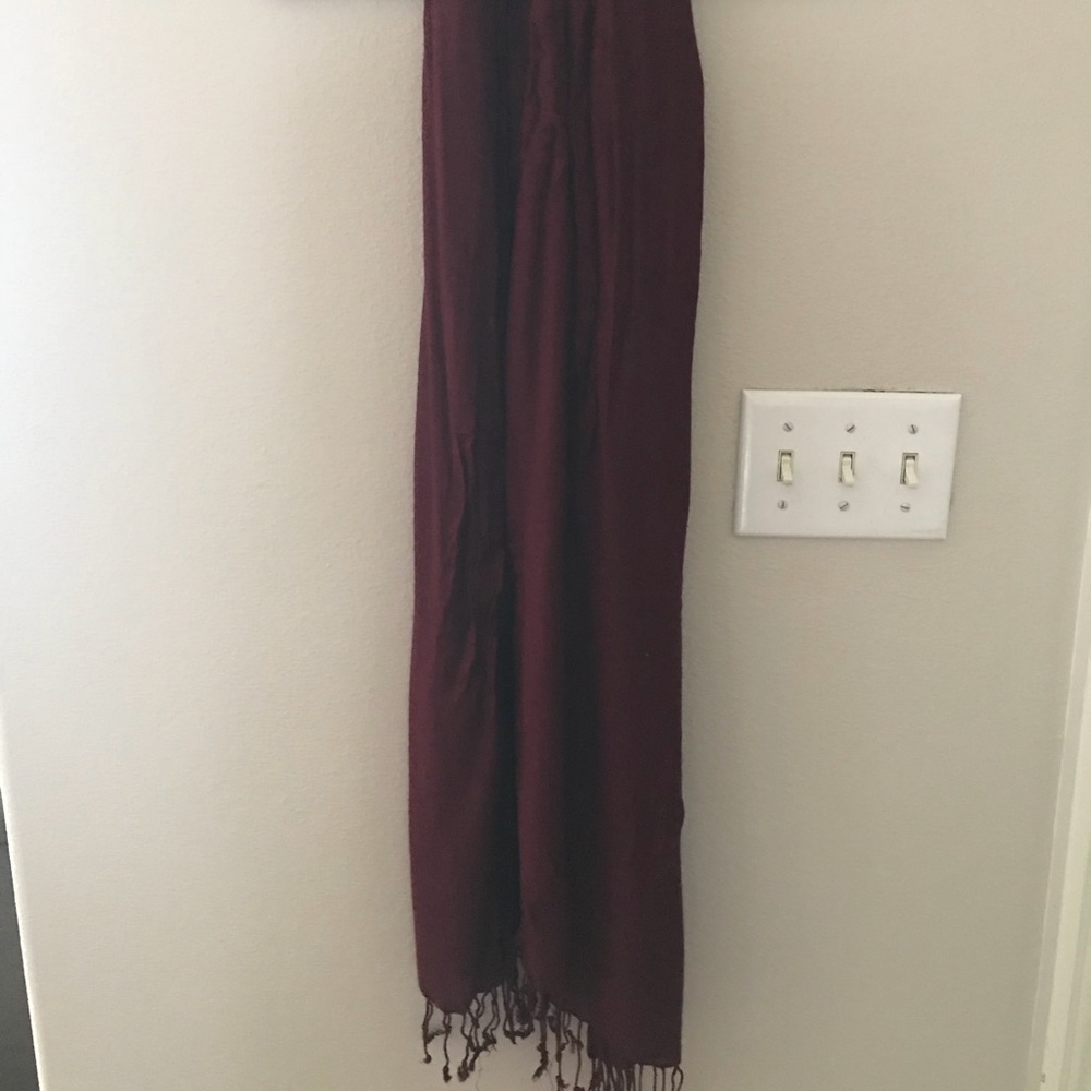 Burgundy Scarf